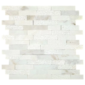 Daphne White Random Linear - stone tile